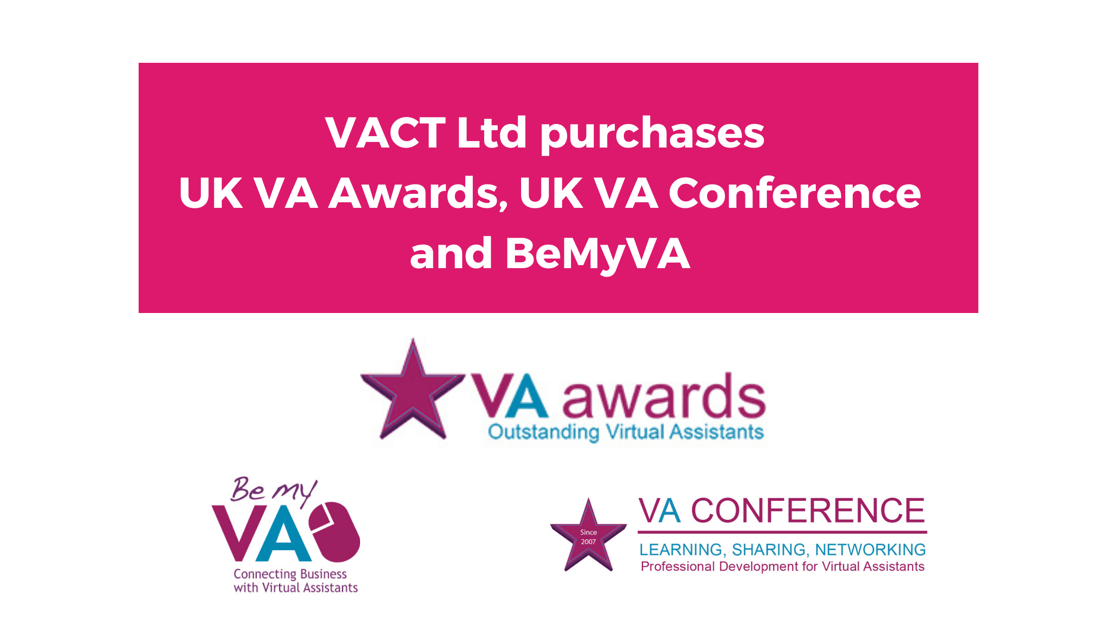 VACT Ltd purchases UK VA Conference, UK VA Awards, and BeMyVA Directory